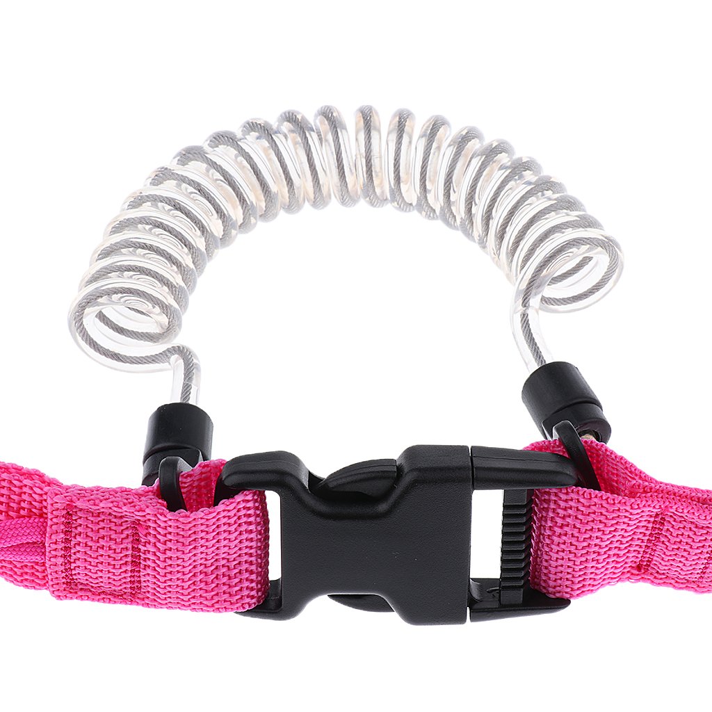 MagiDeal Erwachsene Spiralkabel Spring Coil, mit Karabiner Tauchen Sport Zubehör