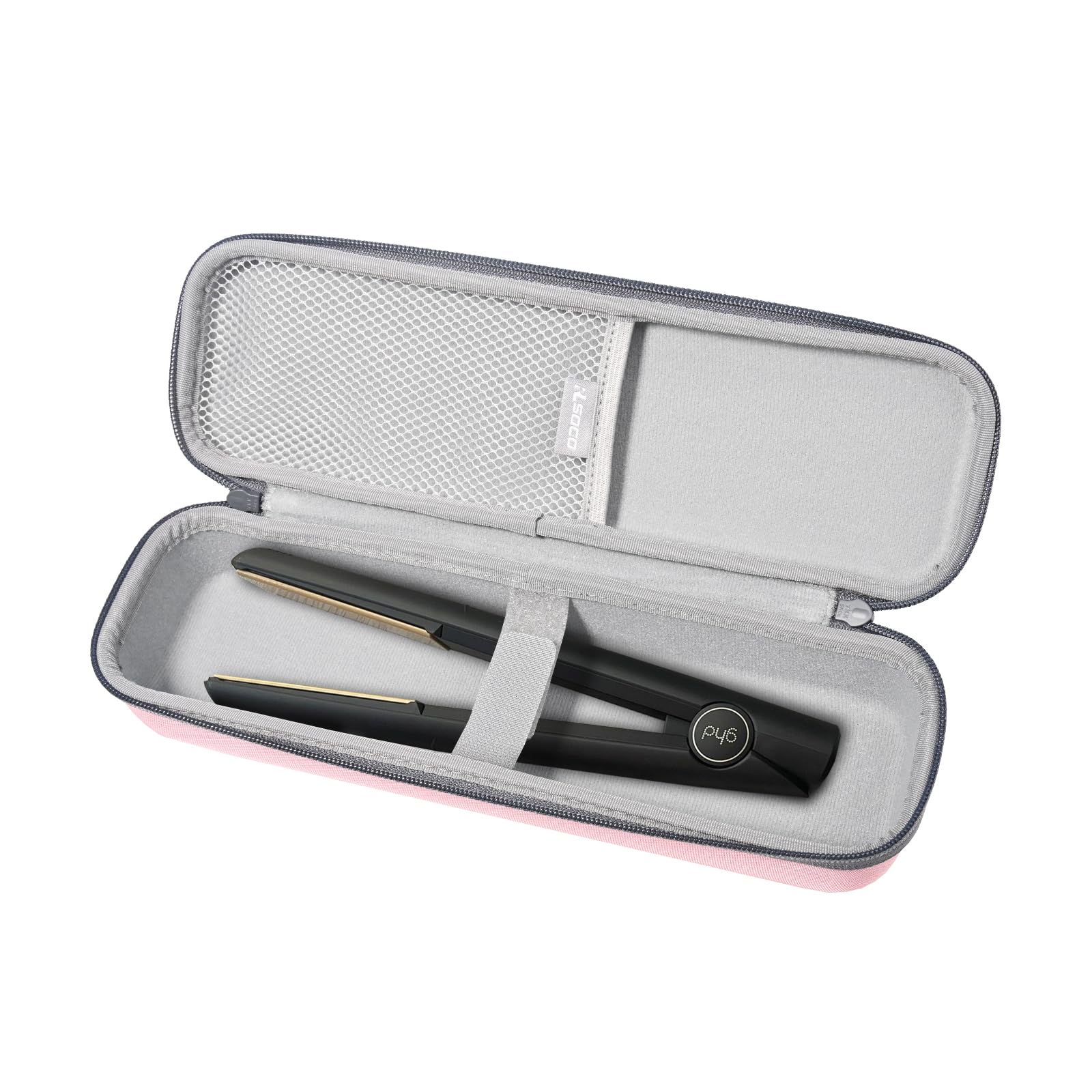 RLSOCO Tasche für ghd Gold/Max Breitplatten/Original/Platinum+/mini Glätteisen & Styler (Rosa)