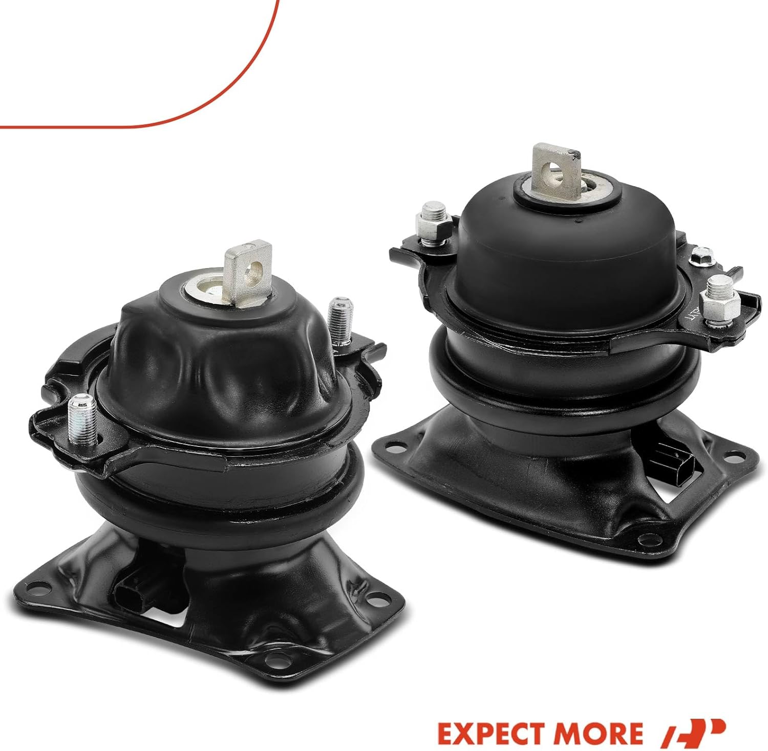 A-Premium 2PCS Front and Rear Engine Motor Mount Set Compatible with Honda Accord 2008-2017, Accord Crosstour 2010-2011, Crosstour 2012-2015 & Acura RLX 2014-2019, TLX 2015-2019, V6 3.5L