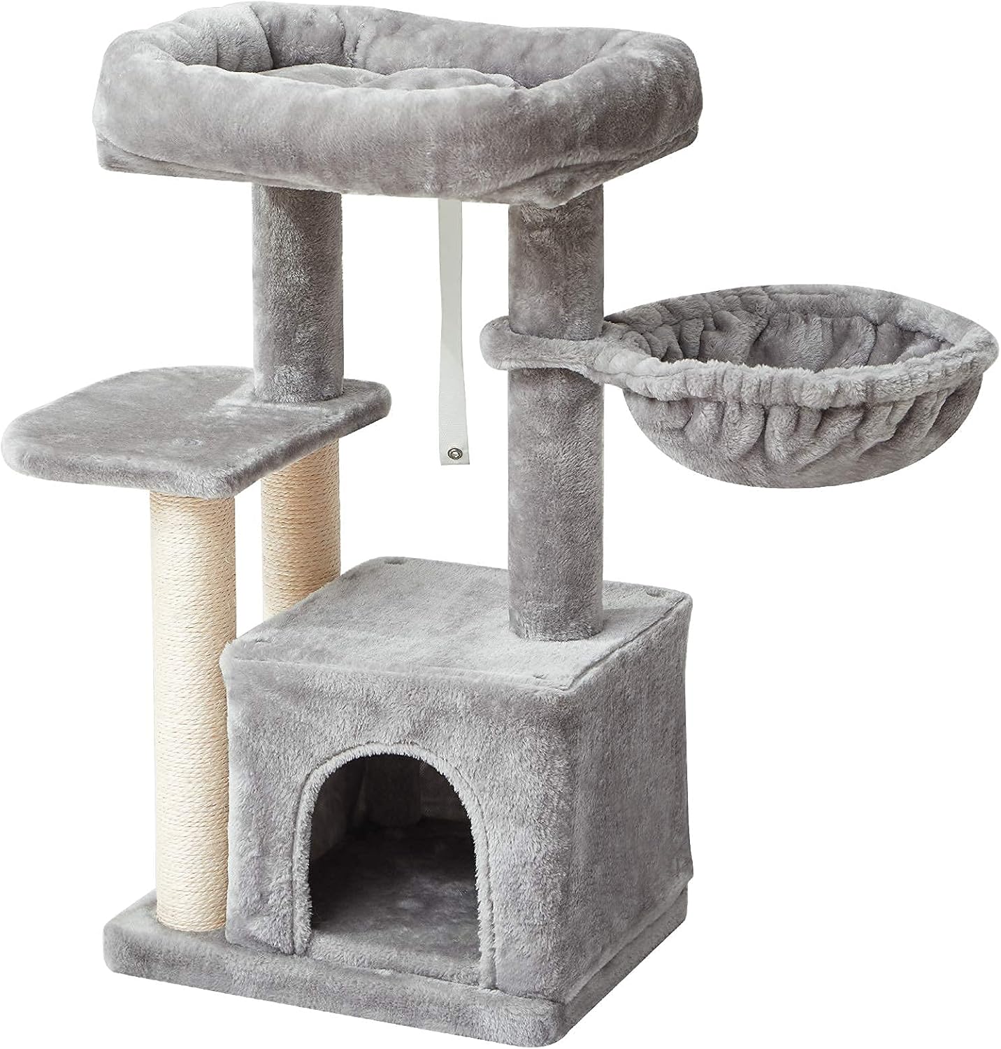 small grey cat tree