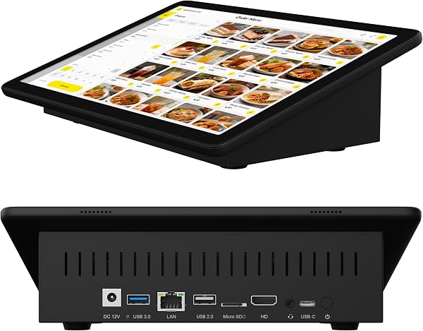 Industrial Mini PC, rugged Fanless Touch Screen Computer, Android 12 All-in-One, 4 GB RAM, HDMI, controllo della macchina, per digital signage, controllo di fabbrica, chiosco e display retail RK3399 - 1