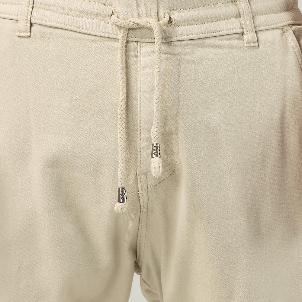 TONY BACKER Pantaloni Cargo Uomo in Maglia di Cotone Multitasche Laterali Casual e Chiusura Coulisse e i Lacci nella Vita 7905