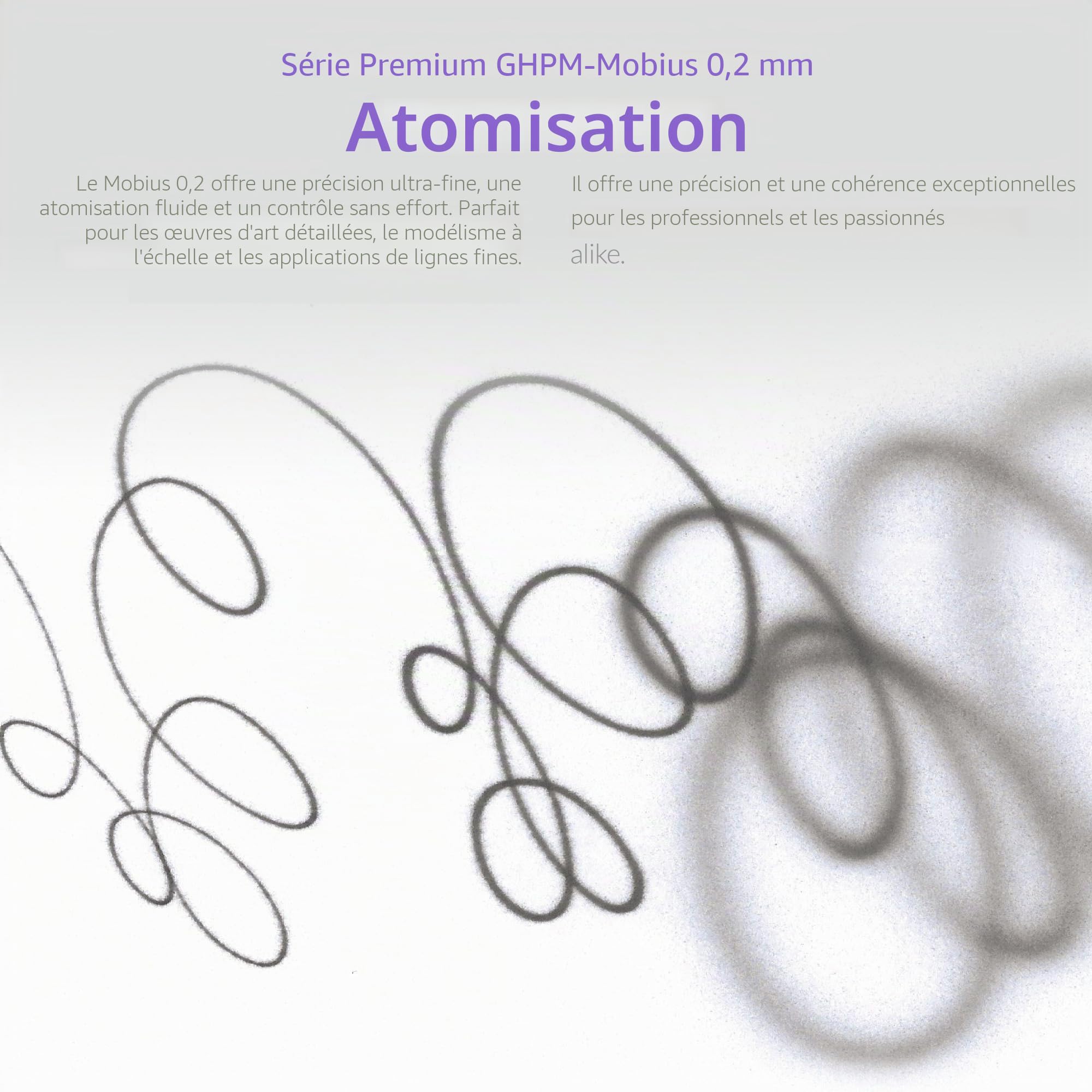 Gaahleri Airbrush Premium Series GHPM-Mobius 0,2 mm