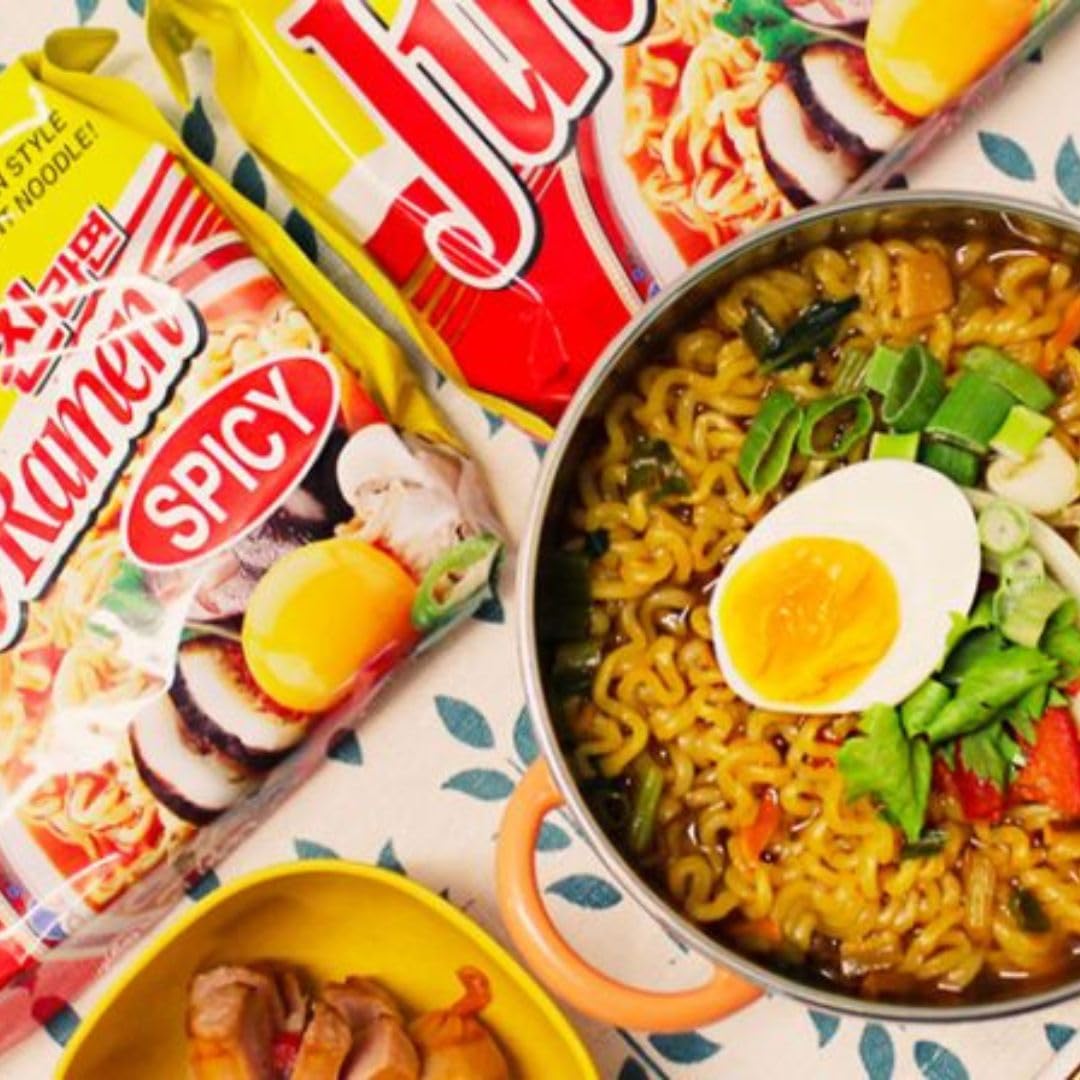 Jin Ramen Spicy Ramen Coreano 120g Pack de 5