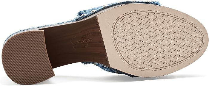 Женские сандалии Jessica Simpson Cezia Block Heels Platform, цвет: Синий — фото 5