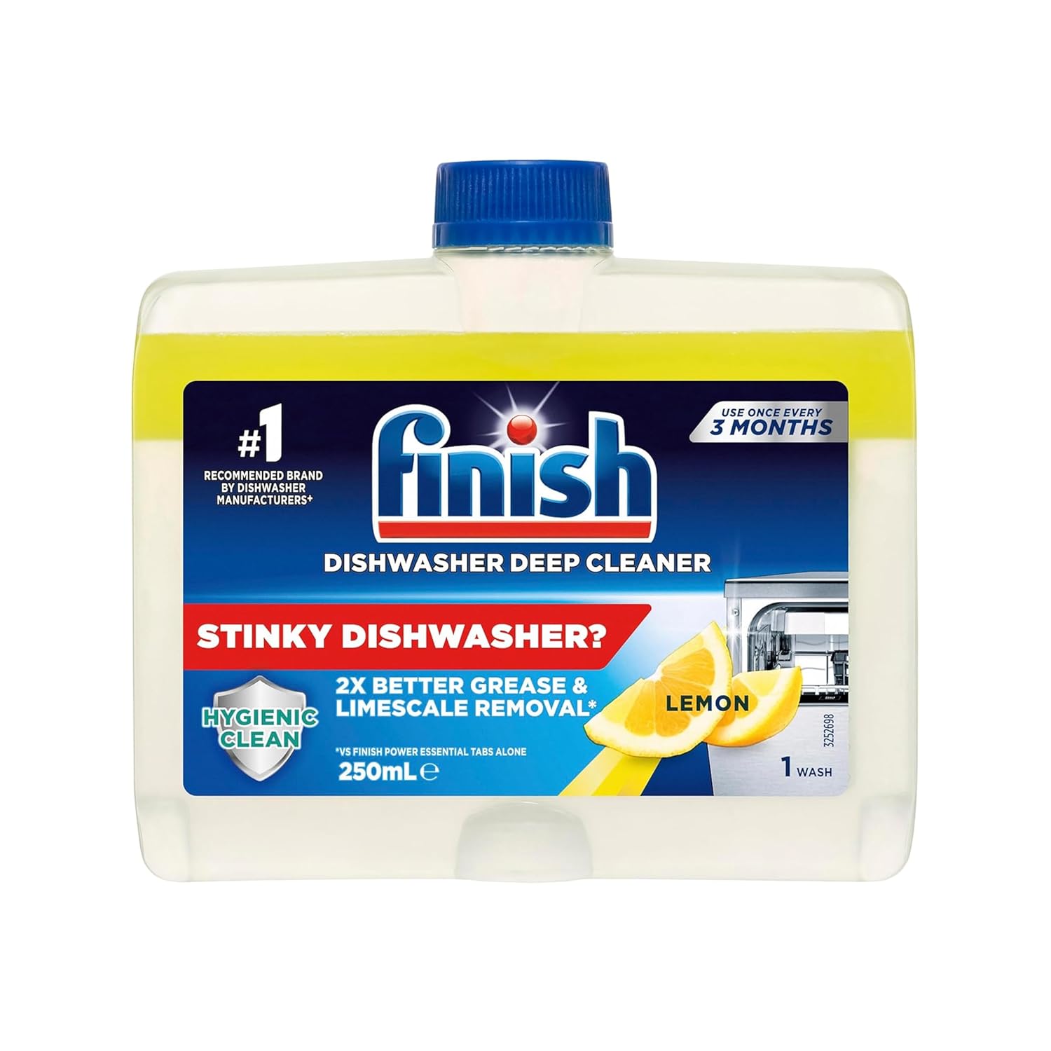 Finish Dishwasher Cleaner Liquid,...