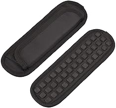 Shoulder Pad, 1 Piece Pressure Reducing Universal Shoulder Pad, Thick, Wide Type, Perfect for Water Bottles, Camera Bags, Backpacks, Easy to Install, Black
