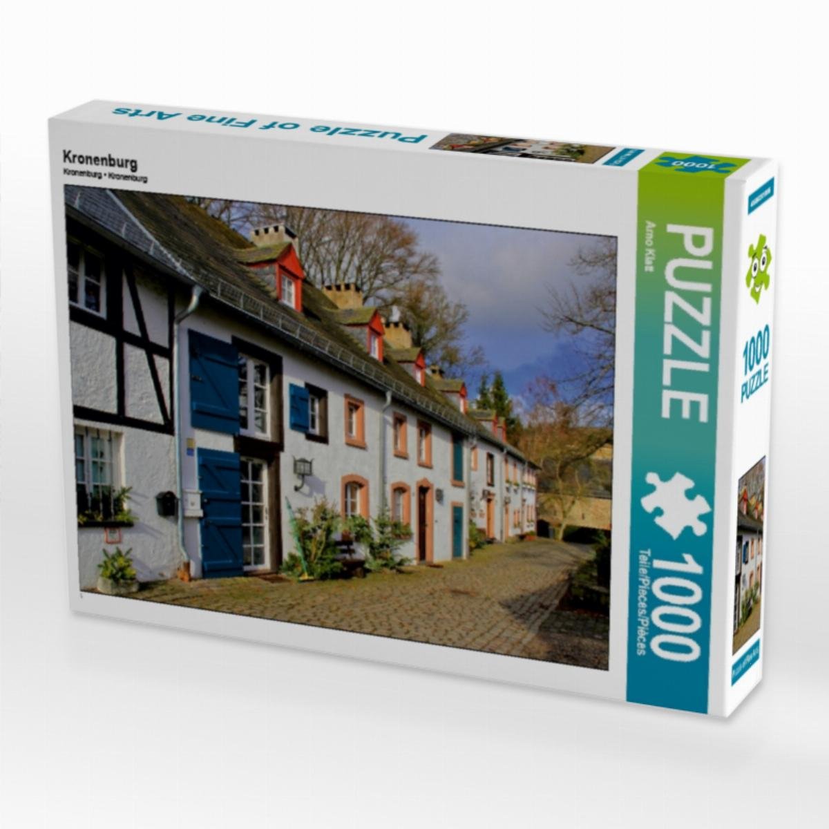 CALVENDO Puzzle 'Basteibrücke Mit Felsenburg Neurathen' | 1000 Teile, 64x48 Cm | Premium-Foto-Puzzle