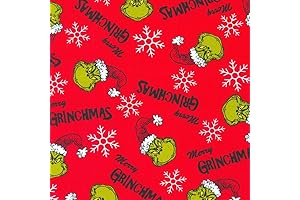 Dr. Seuss Grinch Faces Toss Holiday Grinch Material