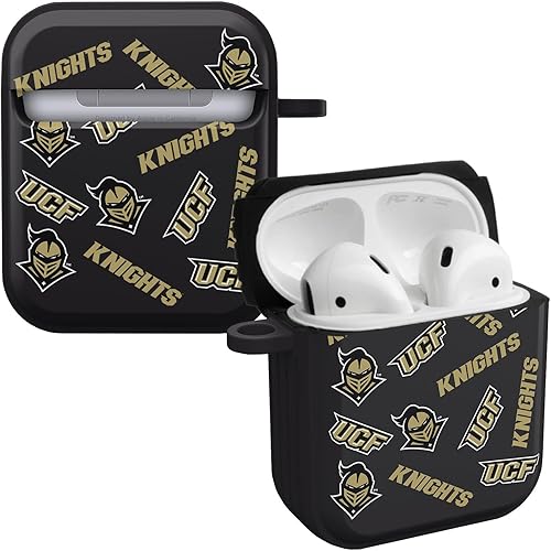 Miniatura 14 de AFFINITY BANDS Central Florida Knights Camo HDX - Funda compatible con Apple AirPods Pro Camo,Champion Series,Clásico,Negro clásico,Blanco