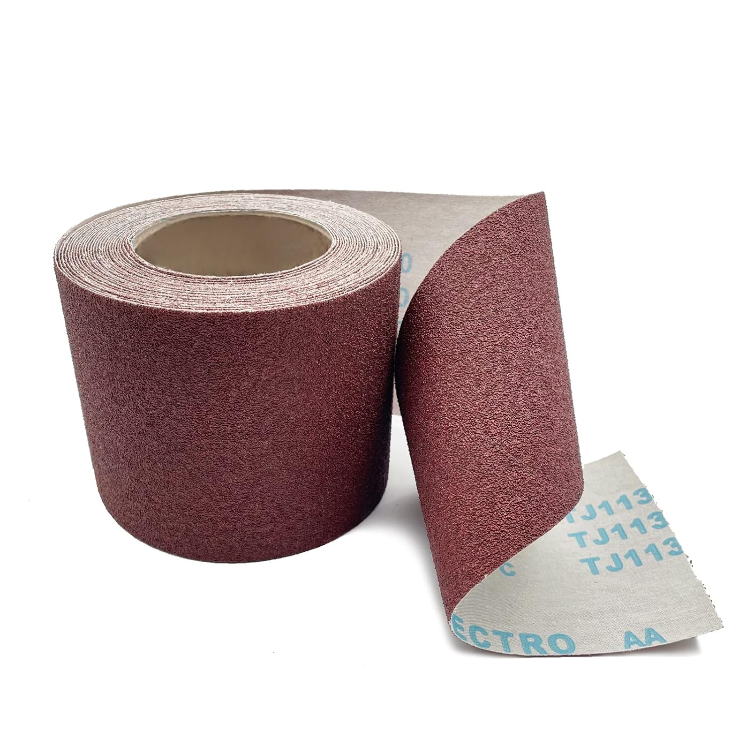 60 Grit Emery Cloth Roll, 4.5 Inch Wide 32.8 Ft Long (Equals 1/4 Sheet Sandpaper 71 Pcs) Abrasive Sandpaper Rolls for Metal Automotive Wood Furniture Sanding Paper Drum Palm Sander (60 Grit)