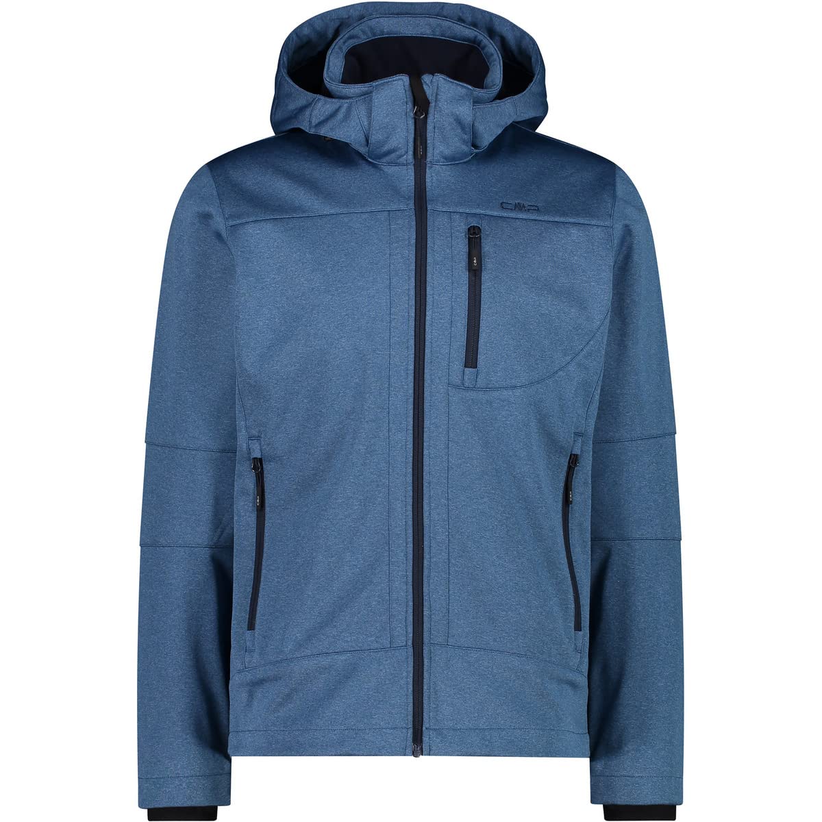 CMP, Man Jacket Zip Hood, Men, Bluestone Mel., 54