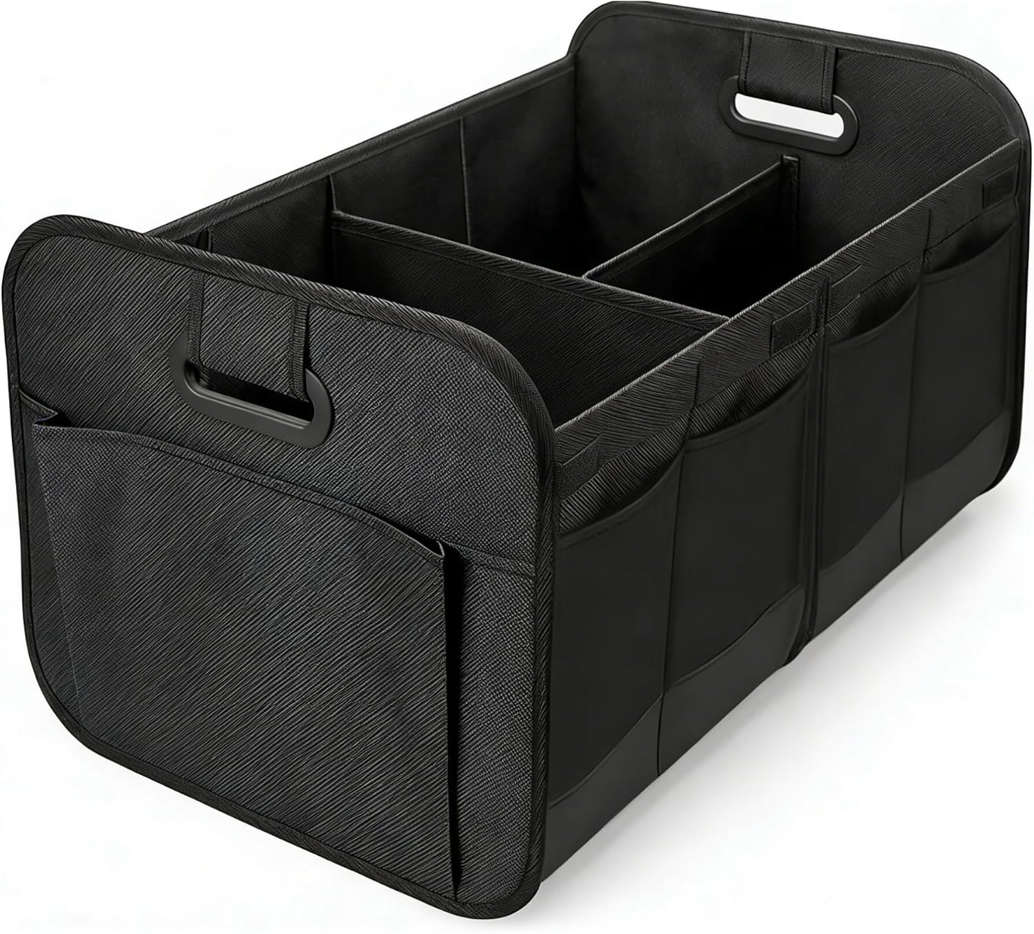XUKLOVA Car Boot Organiser for Peugeot 504 505 508 604 605 607 Collapsible, Foldable Storage Box with Compartments and Side Pockets