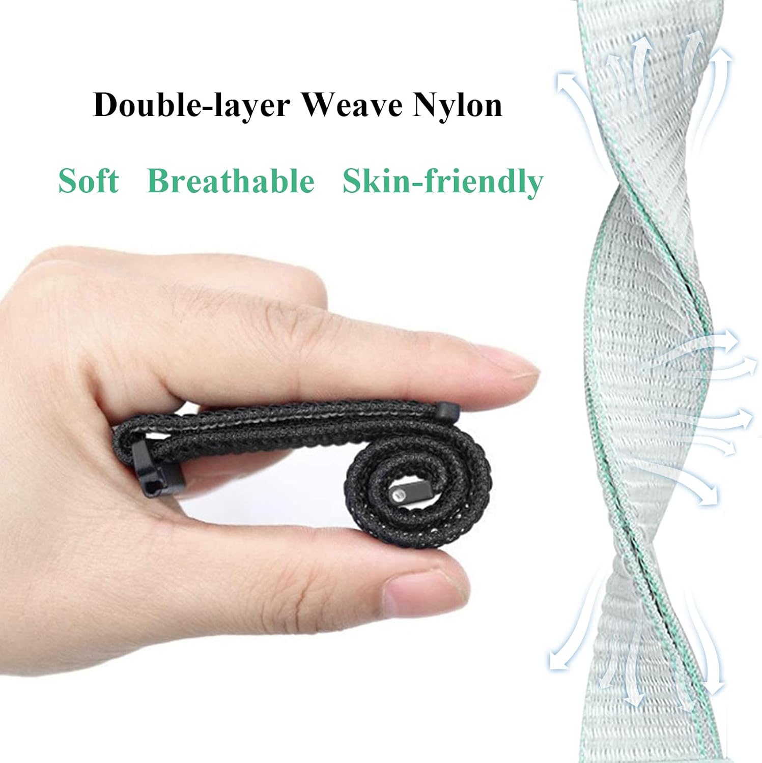 OWKEY Kids Band Replacement Compatible with Gizmo Watch 3 2 1/ Gabb Watch 3e 3 2 1, Breathable Hook & Loop Nylon Watch Bands with 20mm Quick Release Pins