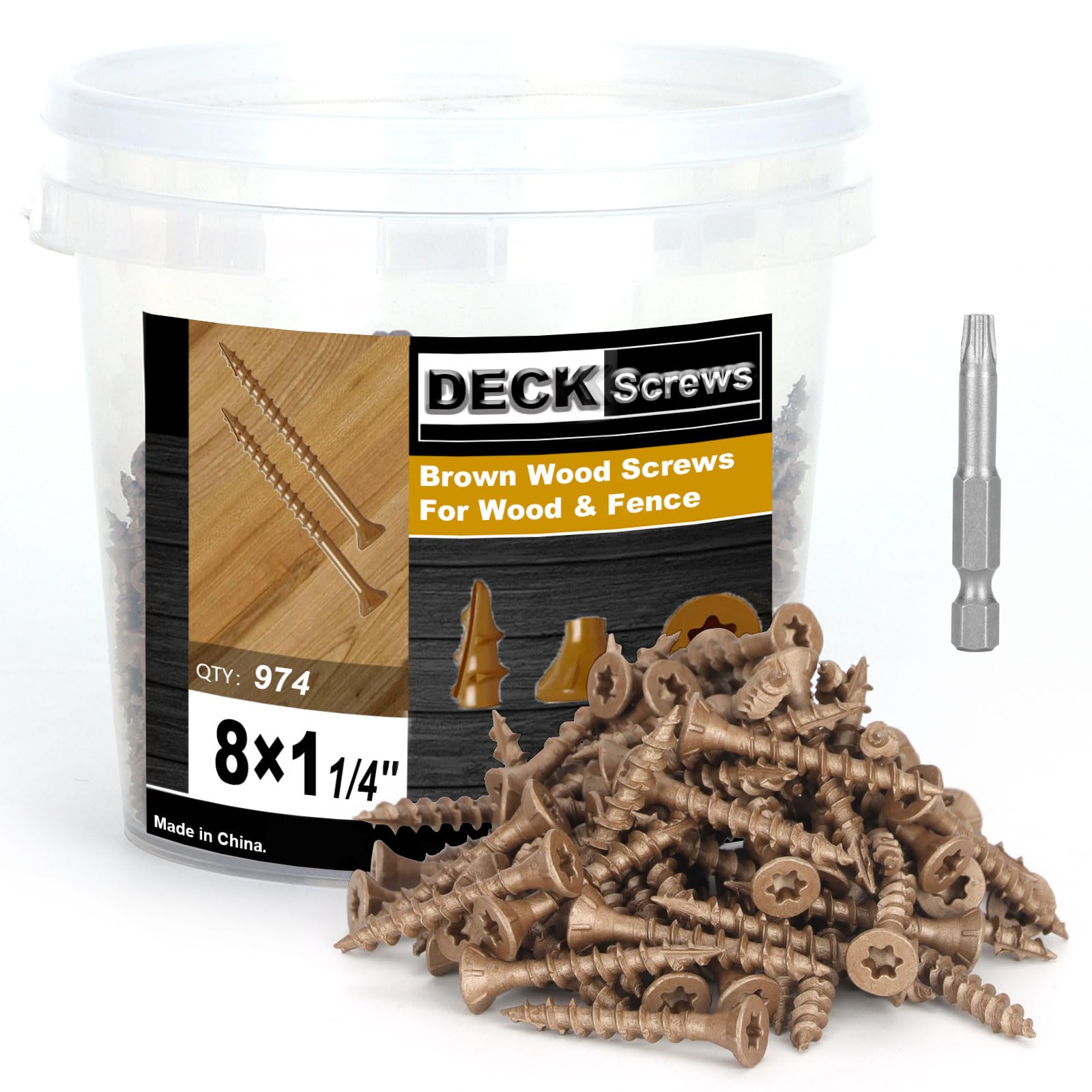 Bobibbi Deck Screws #10 x 3" - 5lb Pack -14