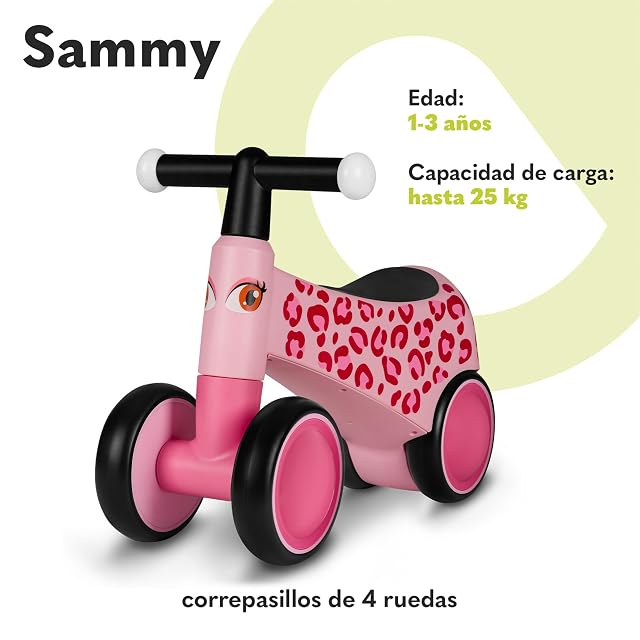 Foto 2 de 6 de LIONELO Sammy Correpasillos Infantil de 1 a 3 años, Correpasillos de 4 Ruedas hasta 25 kg