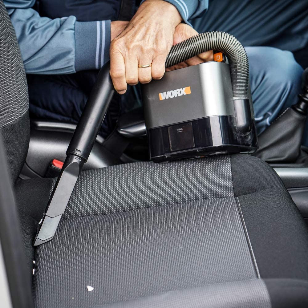 WORX WX030.9 Aspirador de Coche 20V (S/Bat), 20 V, Negro