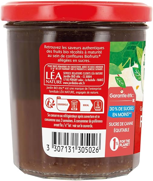 Jardin BiO étic - Bio extra Fraise 320g - 3