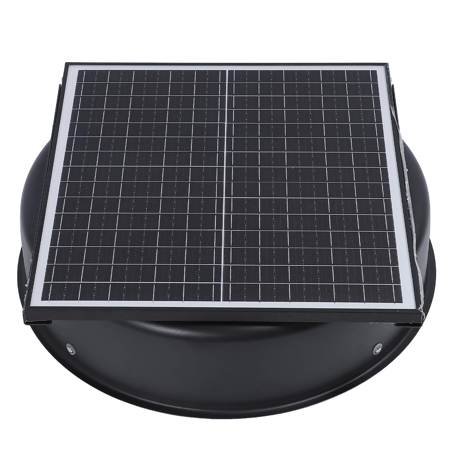 Fockety Solar-Dachbodenventilator, 35 W 40 W DC 15 V Solarbetriebener Dachabluftventilator Wetterfest Wenig Lärm 2500–3000 M³/h Solarbetriebener Ventilator Solar-Dachventilator für
