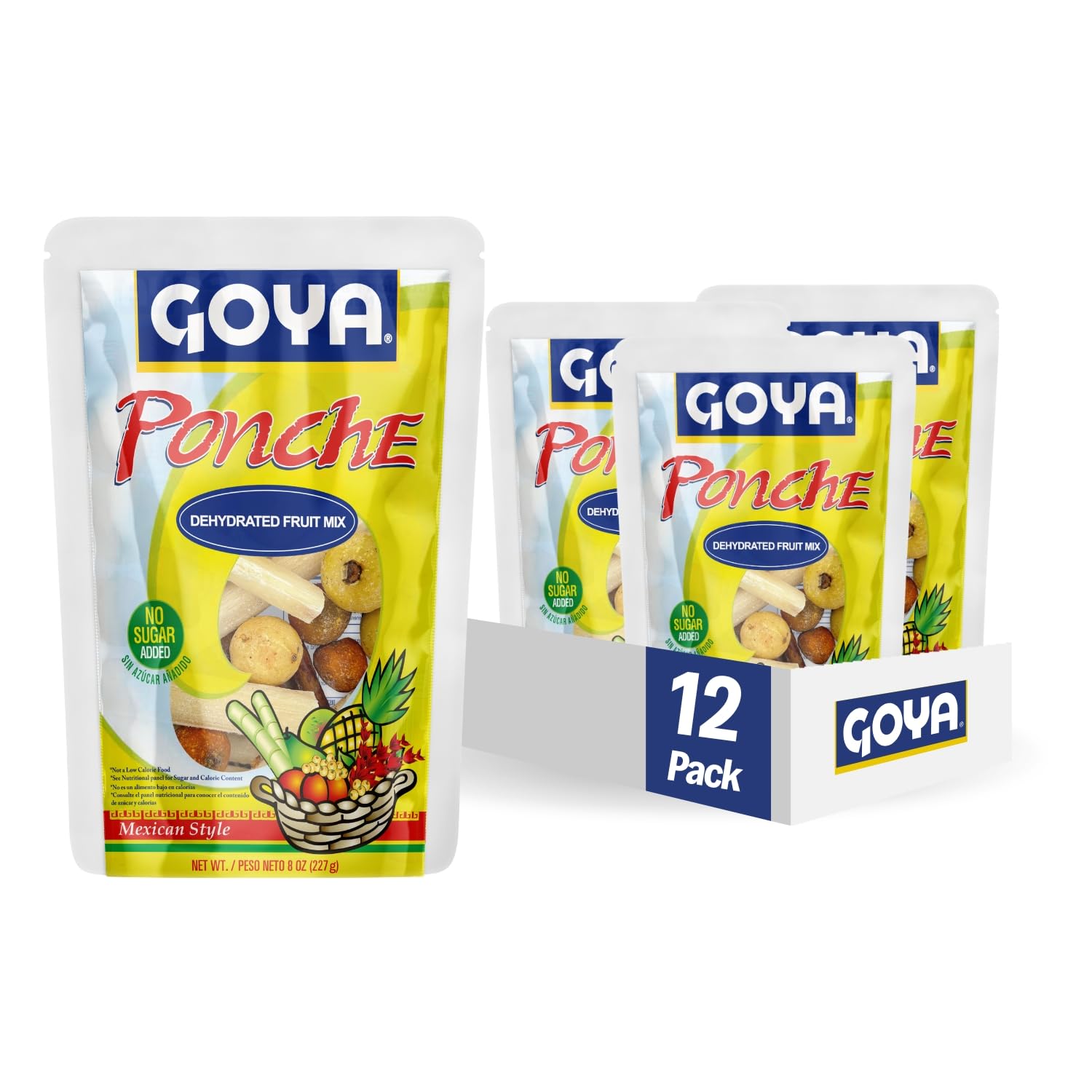 Ponche メキシコ ポンチェ用 フルーツ乾燥ミックス Amazon.com: Goya Foods Ponche Dehydrated Fruit Mix, 8 Ounce (Pack