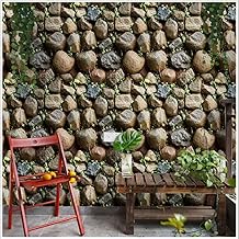 Univocean 3D Big Stone Background Wallpaper PVC Waterproof HD Wall Paper (500 X 45 cm)