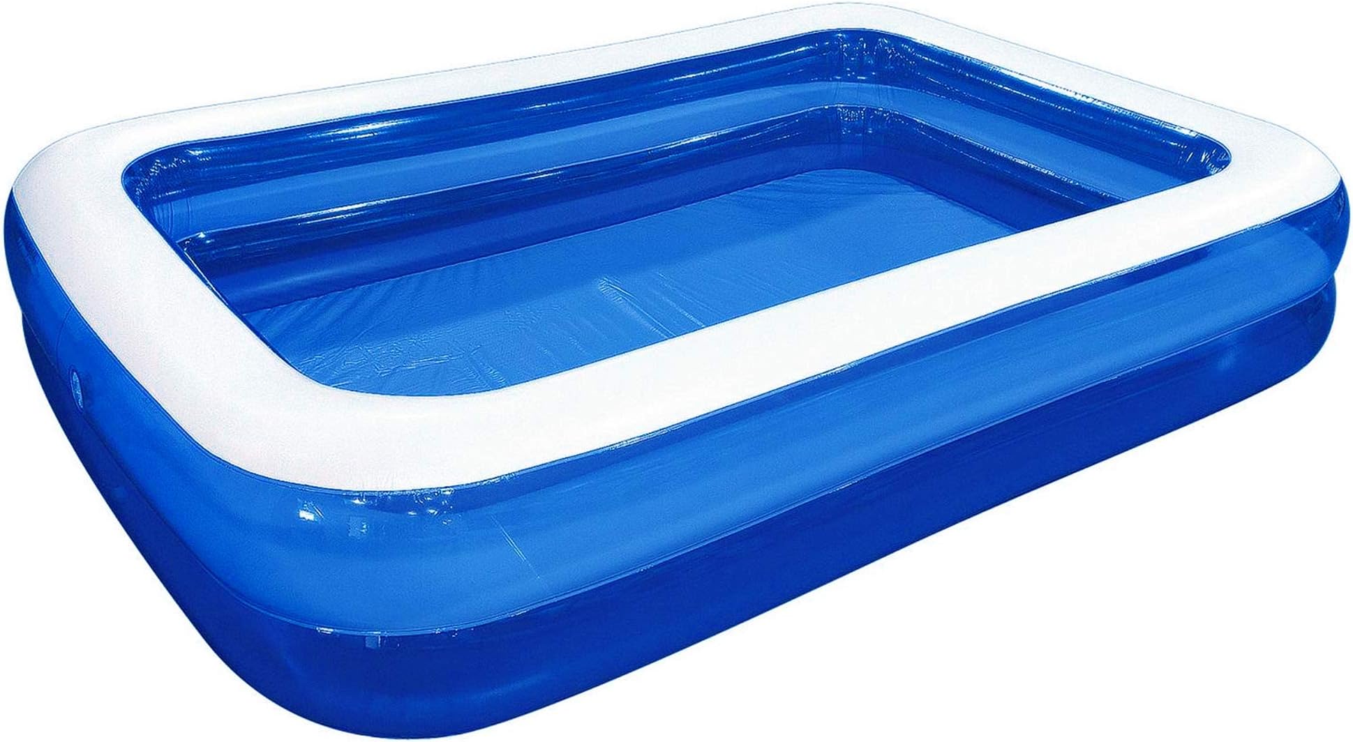 Pool Central6.5' Blue and White Inflatable Rectangular Swimming Pool