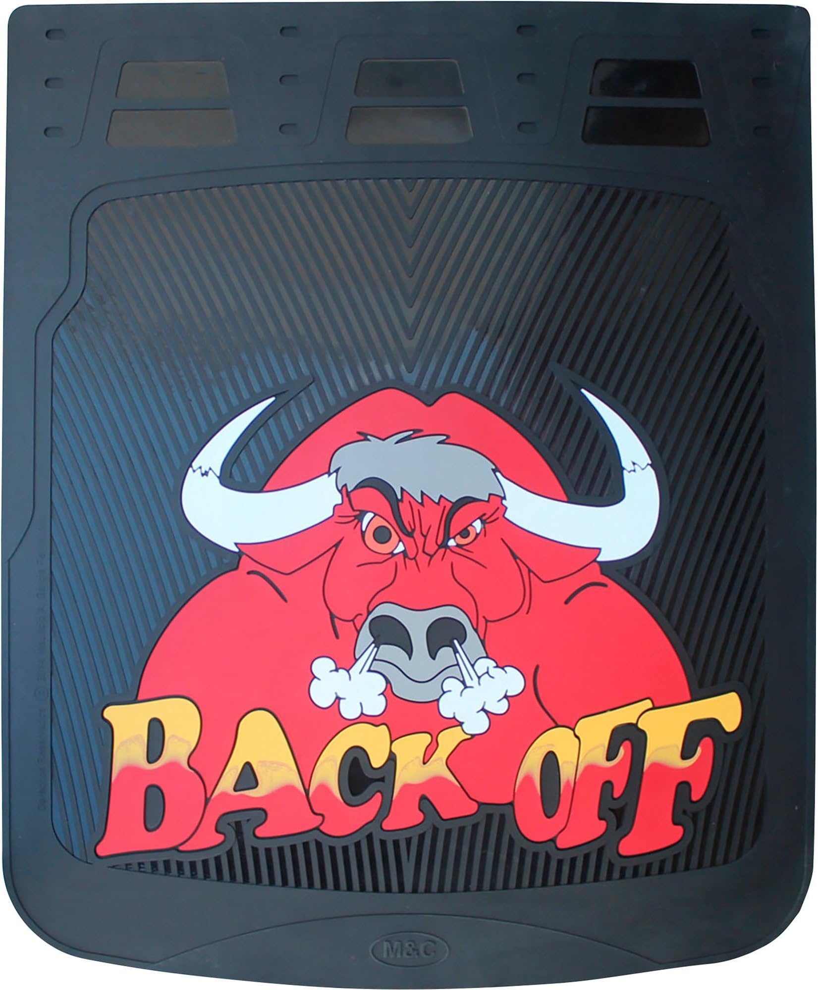 24" x 30" Back Off Polyguard Semi Truck White Mud Flaps