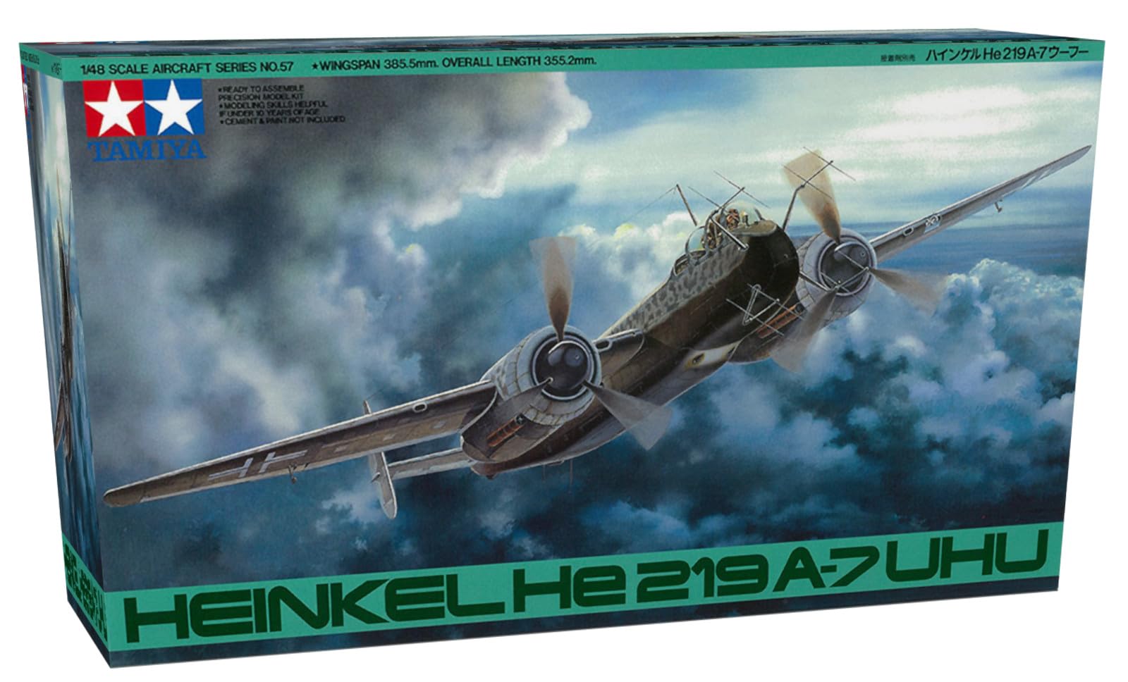 Tamiya 1/48 HEINKEL He219A-7 UHU 61057