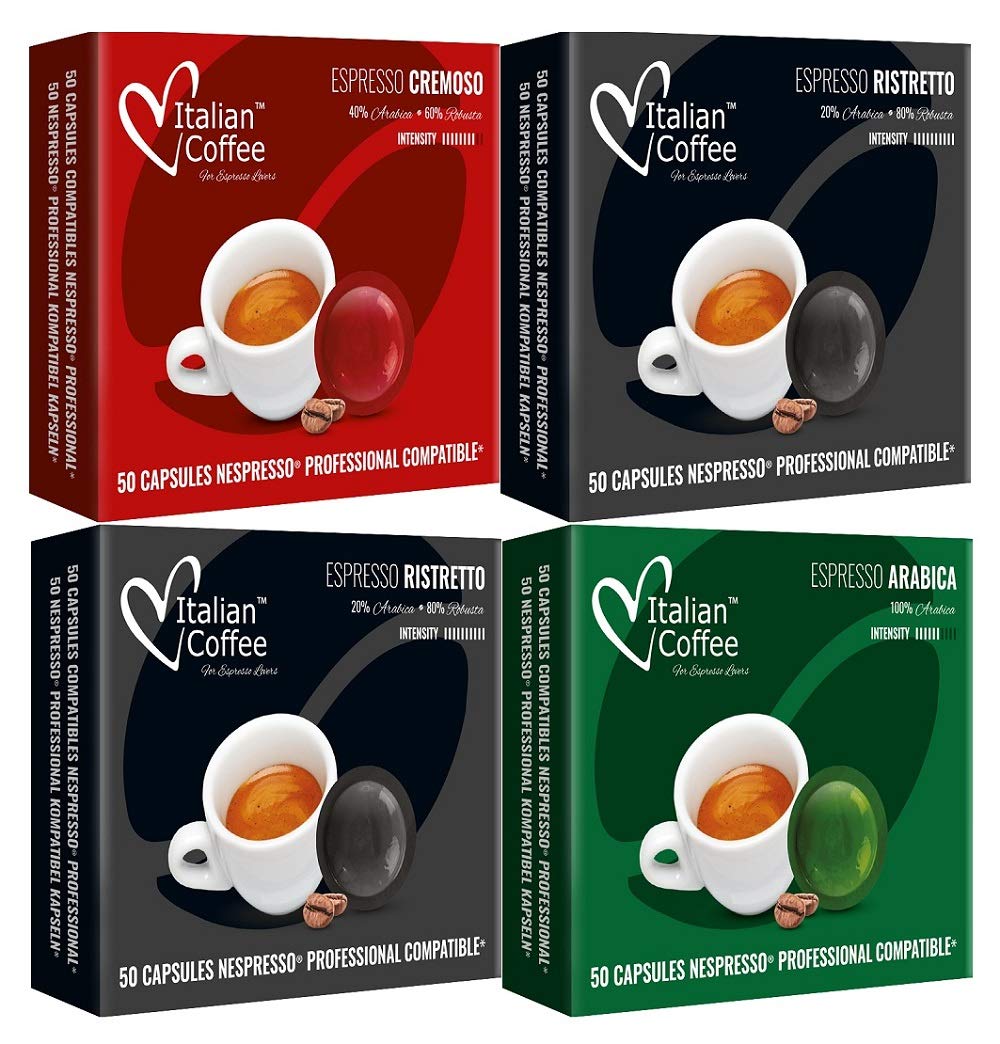 Café Profesional Capsulas Compatibles - Degustación 3 Variedades - 200 Capsulas Planas