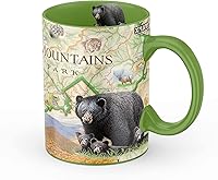 Vista 45 de Xplorer Maps Taza de cerámica con mapa de la isla de San Juan (16 onzas) – Taza de café sin BPA para bebidas calientes y frías – perfecta