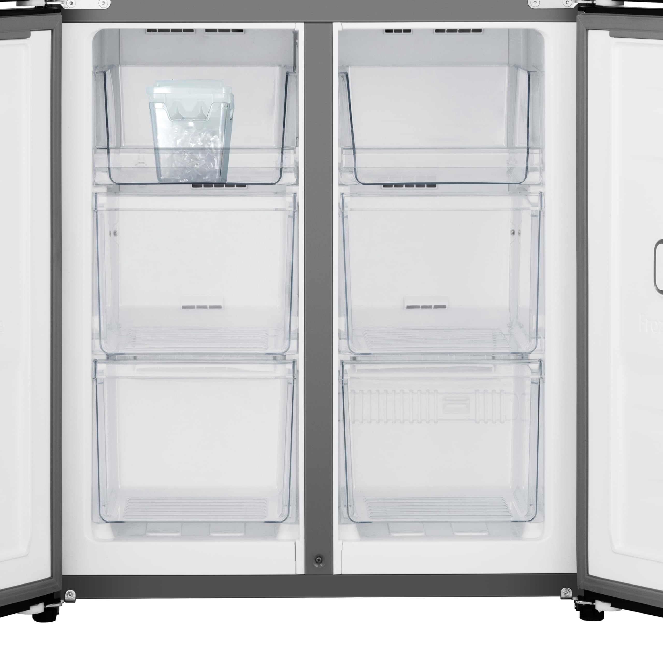 Gorenje NRM819D61BX Cross Door, 460L, CrispZone mit Feuchteregler, Frischbox mit Multifunktion, Eisbox, Fastfreeze, NoFrost, Inverter-Kompressor,BxHxT: 79,4×190×65 cm, Matt Schwarz