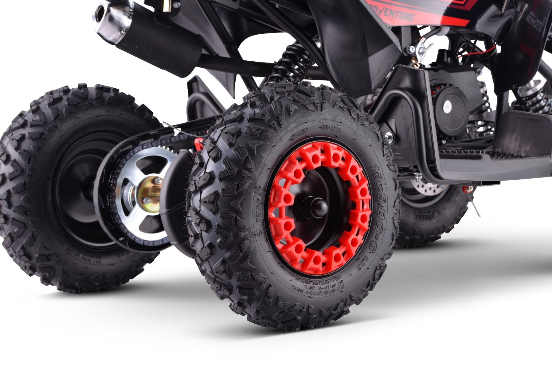 ATV - Mini-Quad für Kinder Beneo Motors Adventure Rot - 50cc