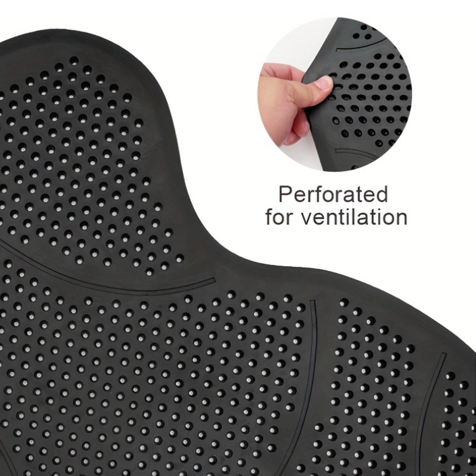 Sottosella in Gel di Silicone per Cavalli: Protezione dagli Urti, Antiscivolo E Versatile per Dressage, Salto Ostacoli E, Nero