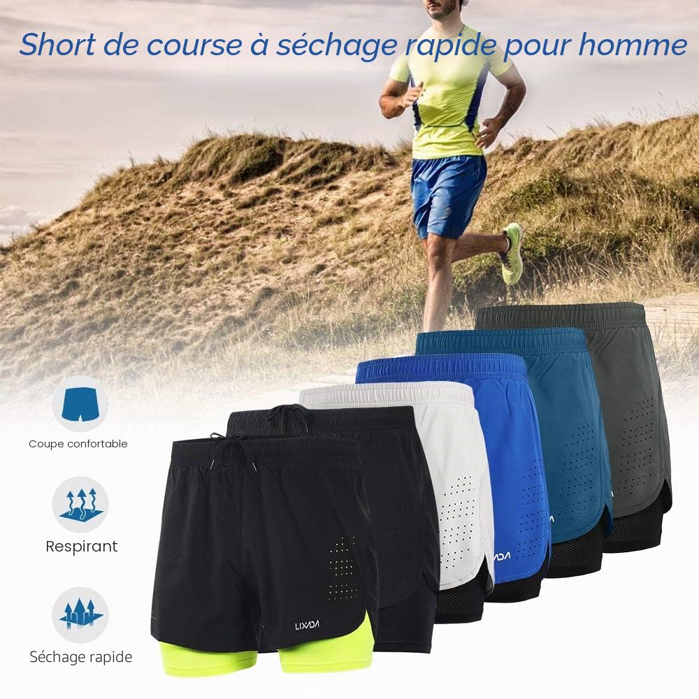 LIXADA Running Shorts - 短裤 - Actif - Homme