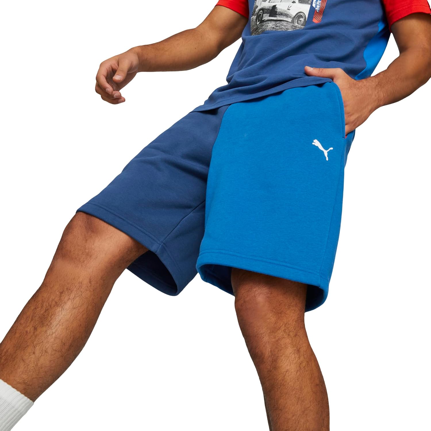 Puma Men's Standard BMW M Motorsport Sweat Shorts, Pro Blue-M Color 23, X-Large