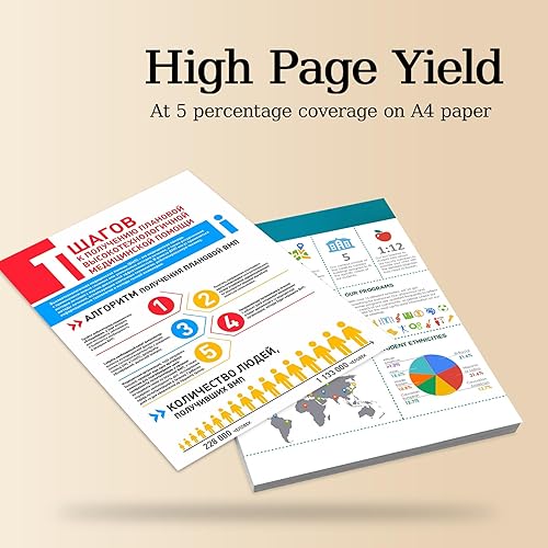 Miniatura 4 de LC401XL LC401 - Cartuchos de tinta de alto rendimiento (negro cian magenta amarillo, paquete de 4)  Reemplazo de tinta compatible con Eout LC401 XL