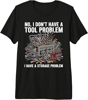 Funny Tool Handyman DIY Mechanic Home Improvement Garage Fix Premium Tri-Blend T-Shirt
