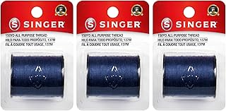 Singer Multi60013 3 Bobbins 3 Pack Navy