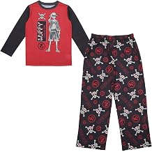 Bioworld One Piece Luffy Straw Hat Crew Boys 2-Pack Pajama Set