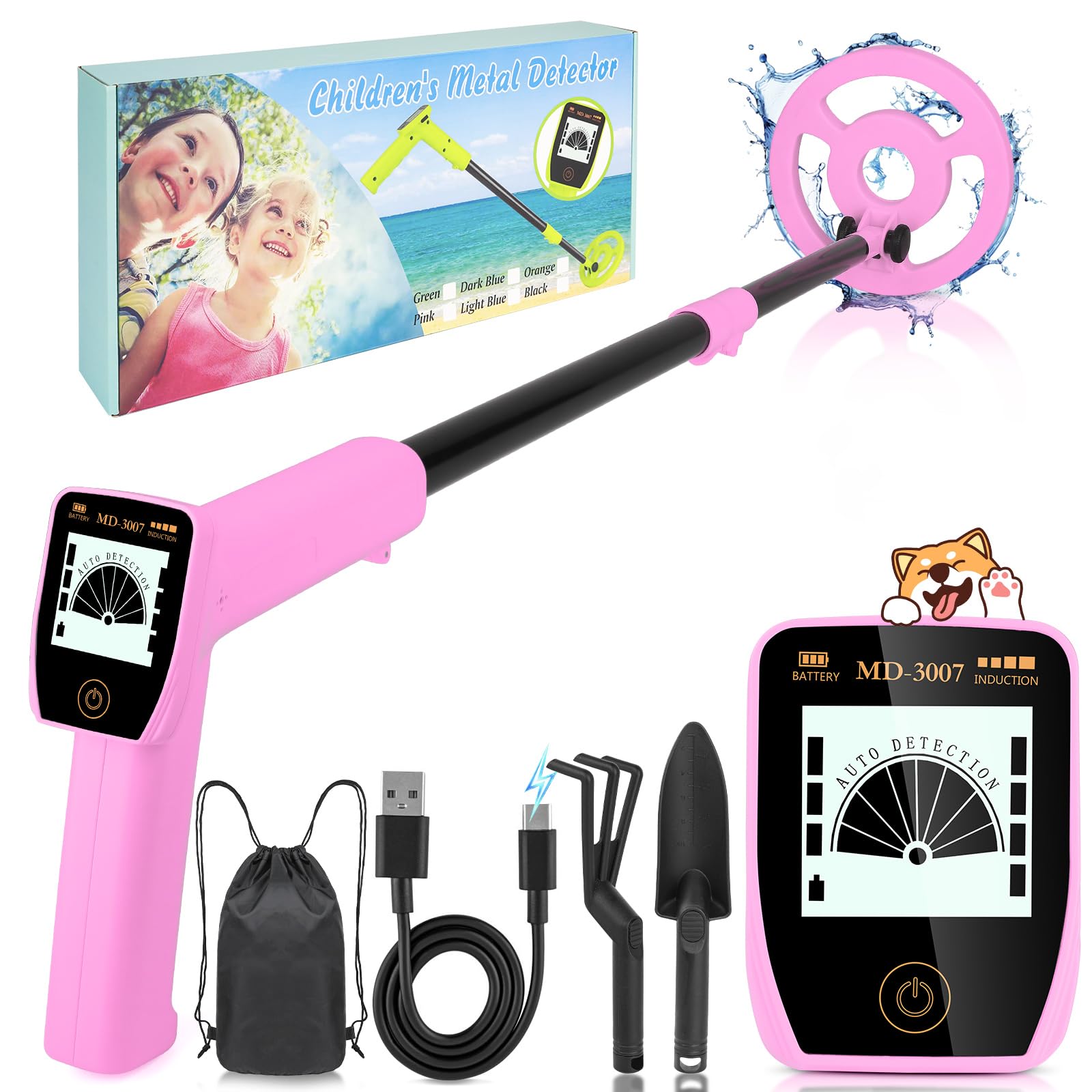 Détecteur d'or idéal enfants et chasseurs de trésors rechargeable par USB