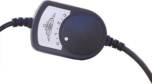 Miniatura 5 de Hydromist Ventilador oscilante para exteriores de 18 pulgadas montado en la pared color plateado 3 velocidades en el cable