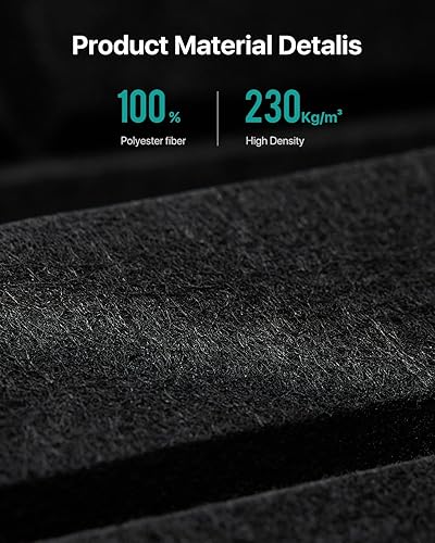 Miniatura 3 de Paneles de pared insonorizados, autoadhesivos, paneles acústicos, paquete de 18 paneles de pared de ladrillo, panel de absorción de sonido de alta