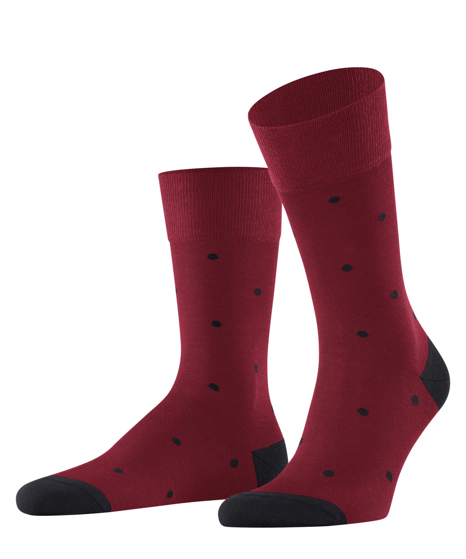 FALKE Men's Dot Socks, Breathable, Crew, Casual or Dress, Polka Dots, 1 Pair