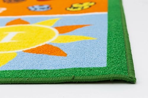 Miniatura 5 de Home Must Haves Alfabeto Educativomapa de ruta reversible Fun Kids Area Alfombra (31 x 58 pulgadas)