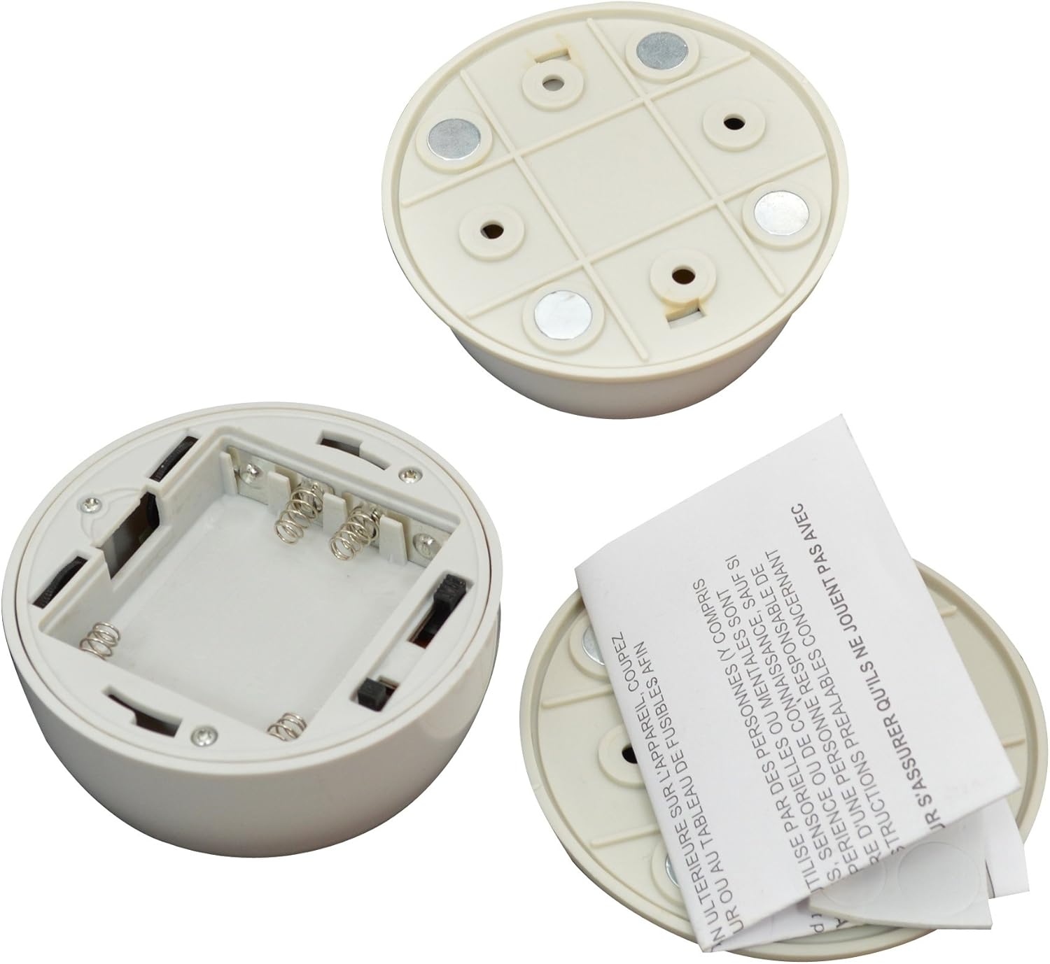 342320 Mini Battery Operated LED Porthole, Infrared, Plastic, Light Grey