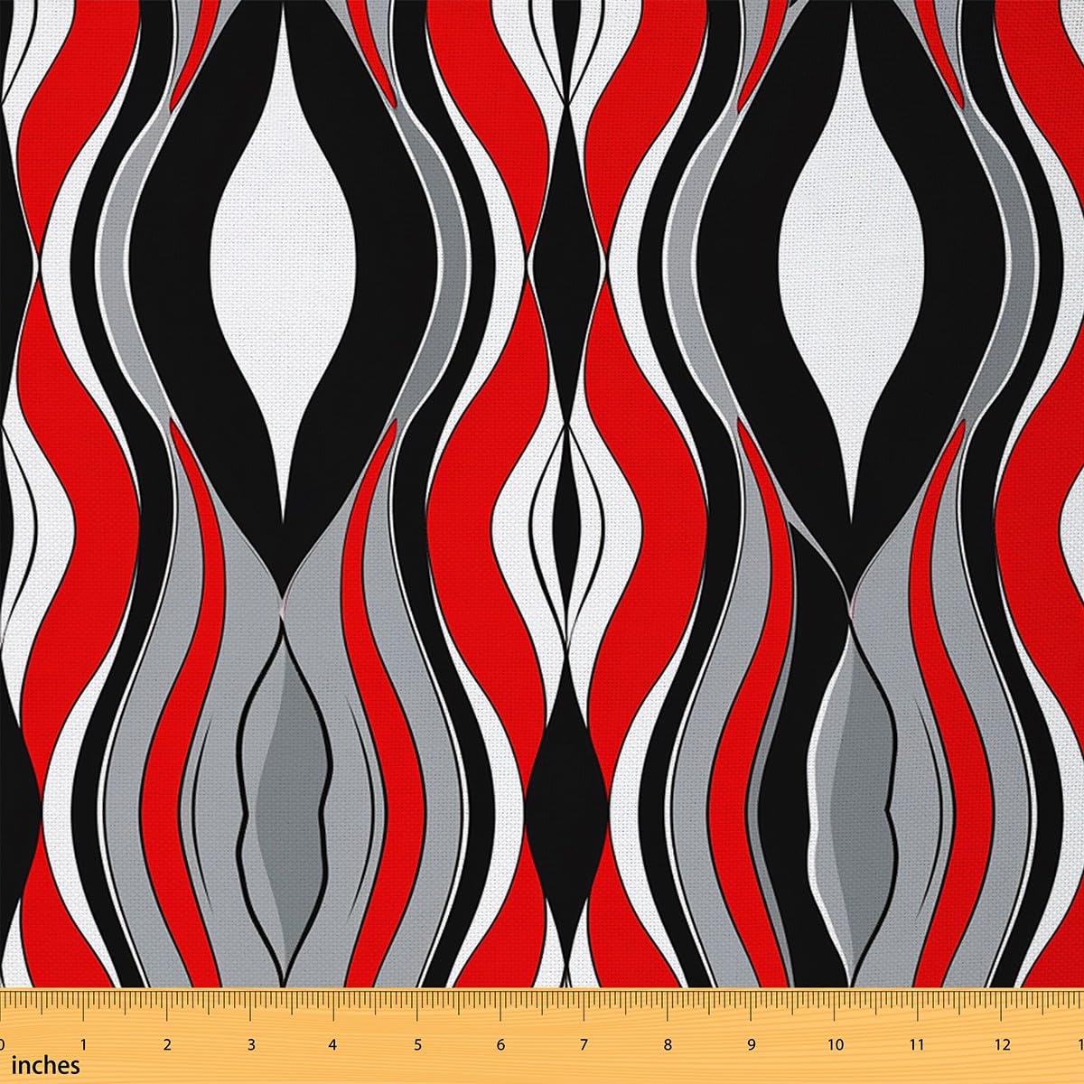 Feelyou Polsterstoff 4,5 M X 147 Cm – Geometrisch Gestreift, Wasserdicht, 100% Polyester