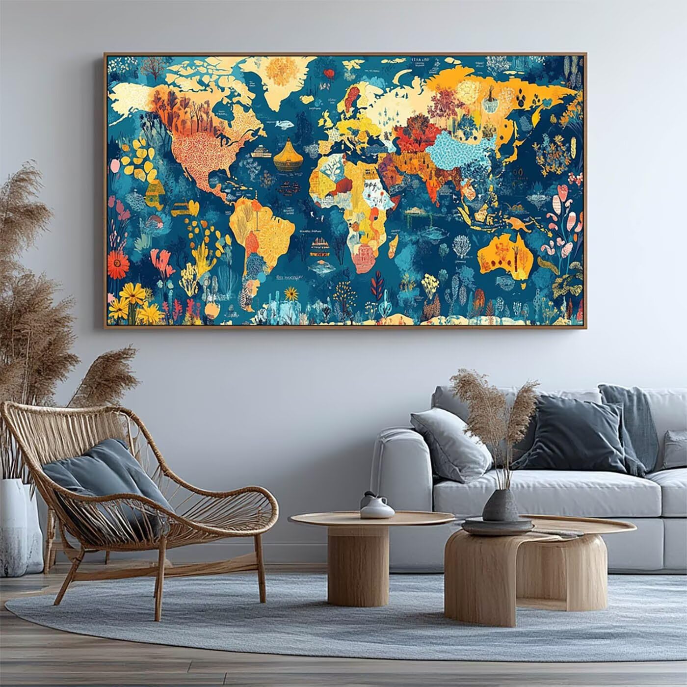 Malarstwo diamentowe mapa świata, malarstwo diamentowe według liczb abstrakcyjne, diamenty kryształowa sztuka obrazy do malowania numerowane 100 x 200 cm zestaw do haftu krzyżykowego do dekoracji domu