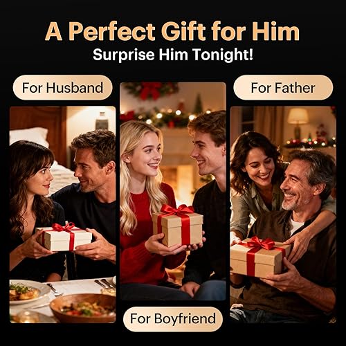 Miniatura 4 de Afeitadora eléctrica de aluminio para hombres – Maquinilla de afeitar de 5 cuchillas para barba corta, recargable USB-C, pantalla LED, IPX7