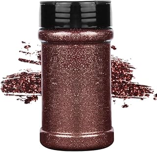 TORC Brown Fine Glitter 4OZ Glitter Powder for Tumblers Resin Crafts Slime Cosmetic Nail Painting Festival Decoration