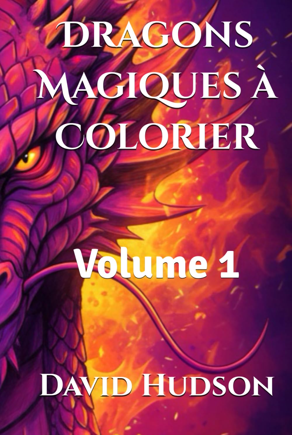 Dragons Magiques à Colorier: Volume 1 (Dragons Magiques à Colorier : 3 Volumes avec Têtes de Dragons Détaillées pour Adultes et Enfants – Livre de Coloriage Relaxant) (French Edition)